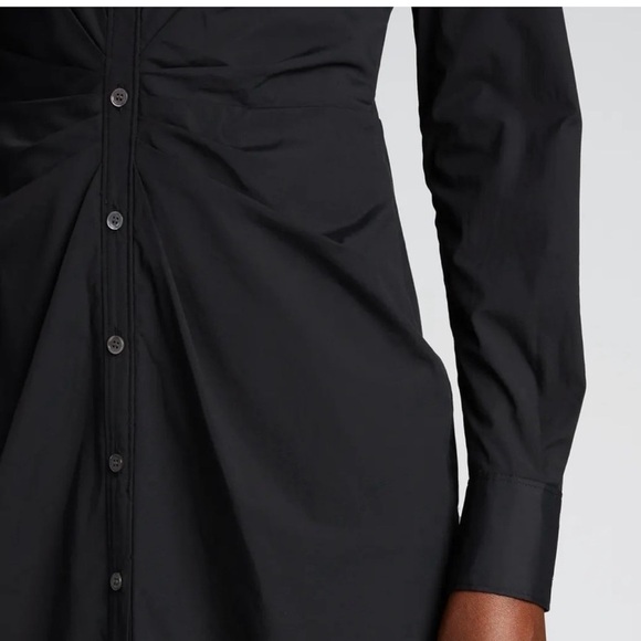 Veronica Beard - NWT- Cita Dress - Long Black Rouched -2 - Picture 10 of 12